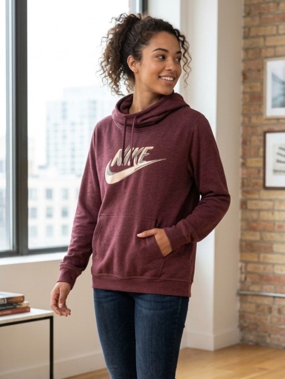 Nike Cowl Neck Sweatshirt sz 2X